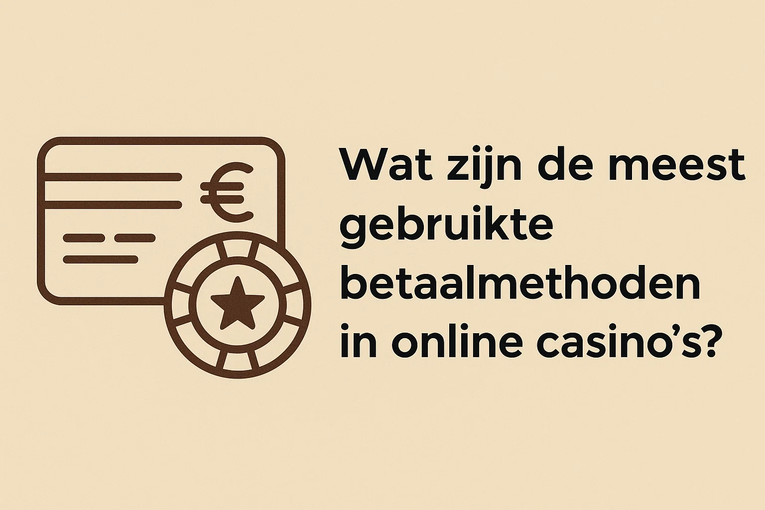 Wat zijn de meest gebruikte betaalmethoden in online casino’s?